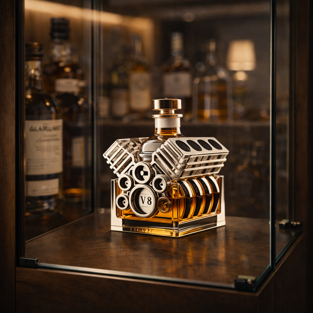 Décanteur de Whisky - Édition Moteur V8