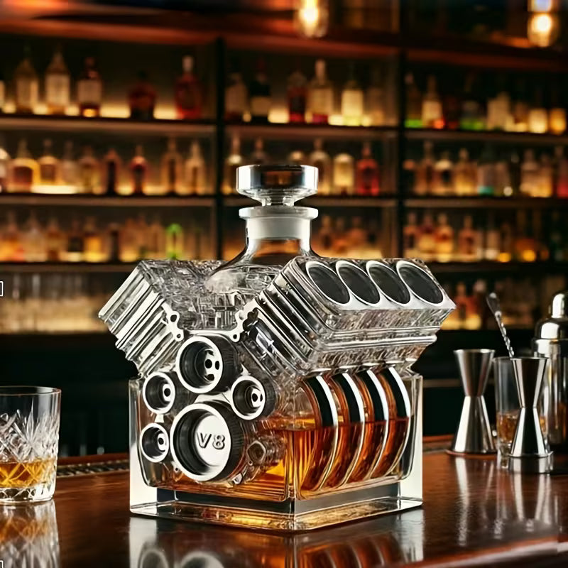 Décanteur de Whisky - Édition Moteur V8