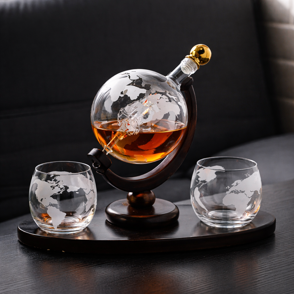 Décanter Whisky - Édition Carte du Monde