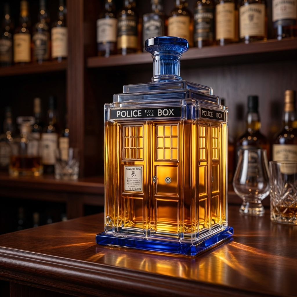 Décanteur de Whisky - Édition Boîte de Police