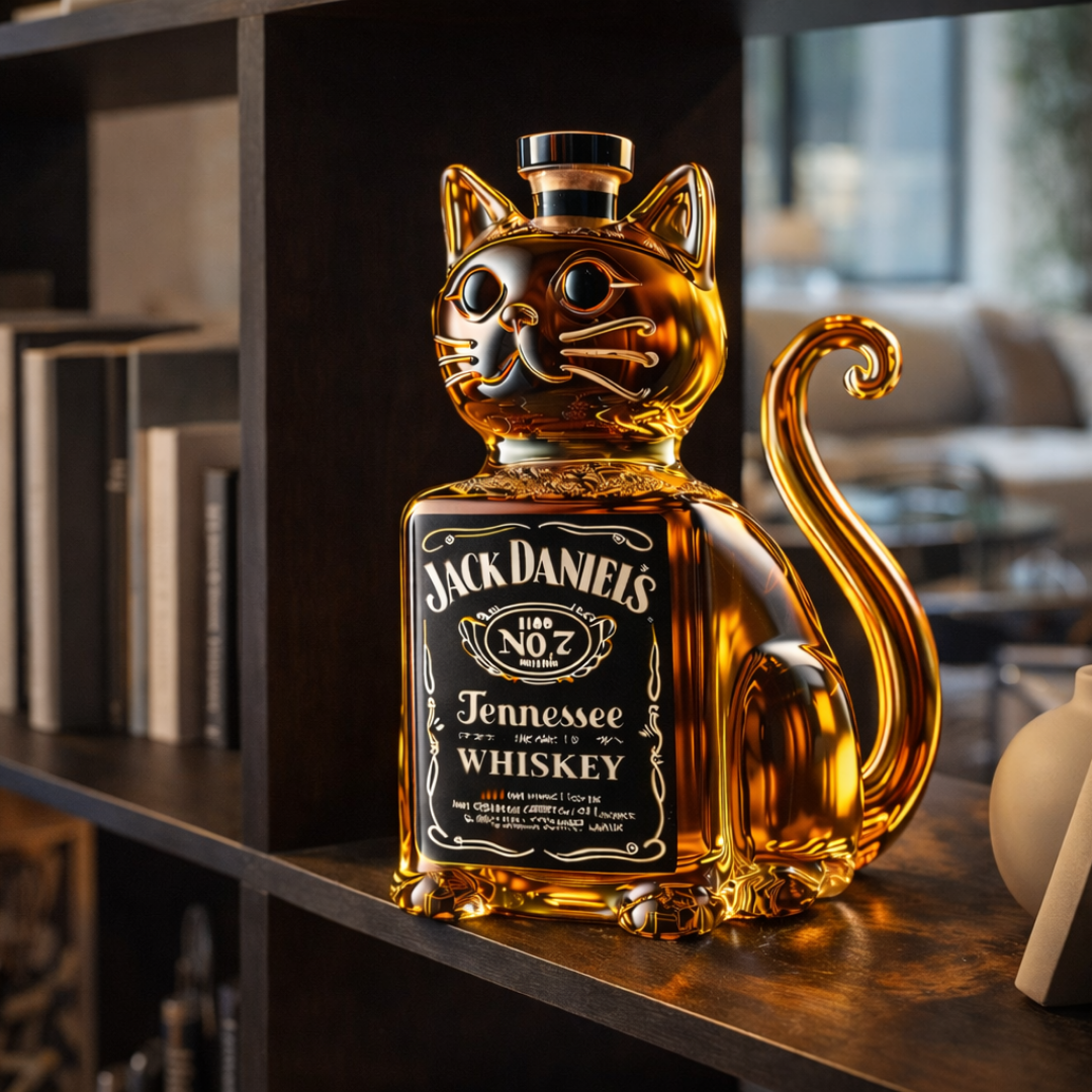 Décanteur à Whisky - Édition Chat