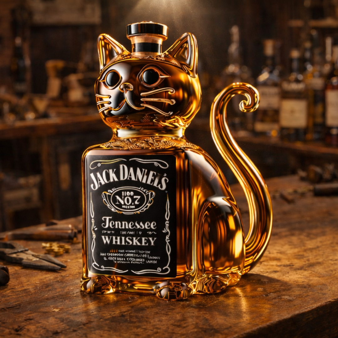 Décanteur à Whisky - Édition Chat