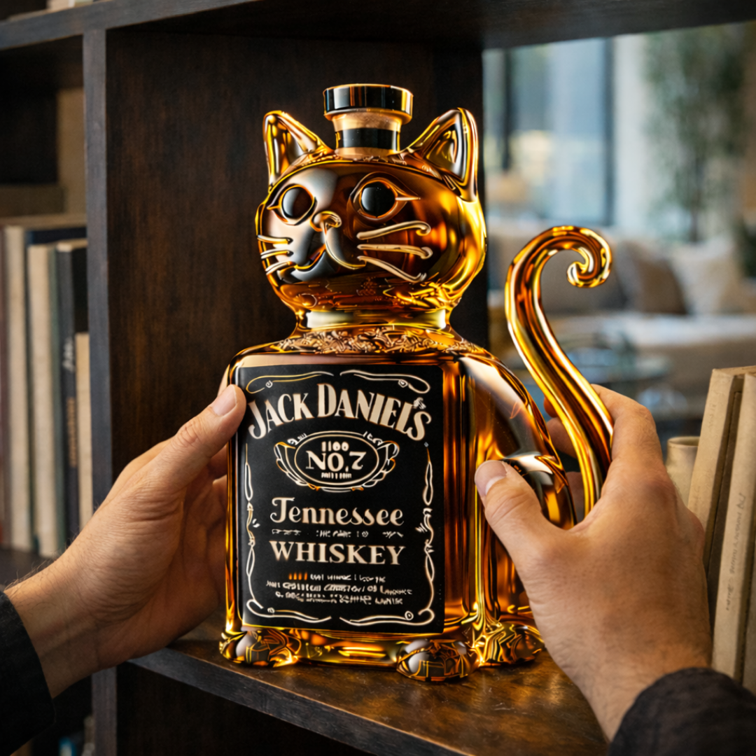 Décanteur à Whisky - Édition Chat