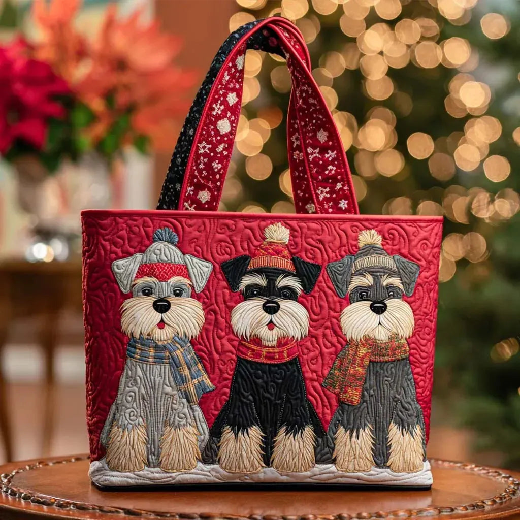 Sac fait main Trio de Schnauzers