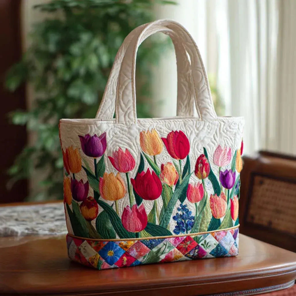 Sac fait main Jardin de Tulipes