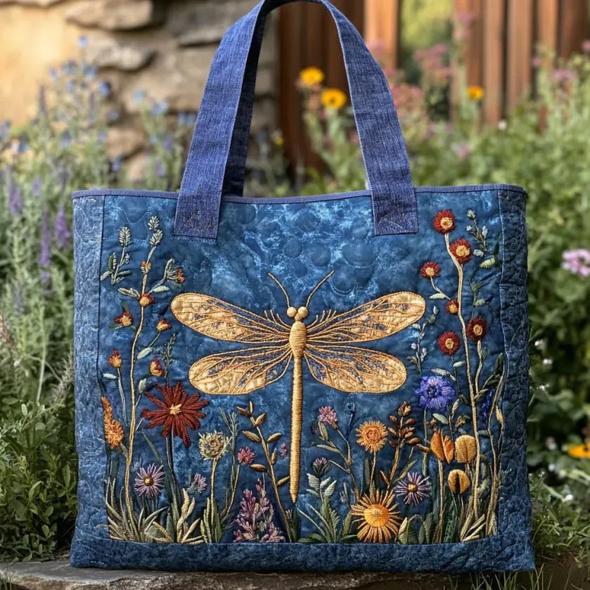 Sac fait main Libellule Dorée