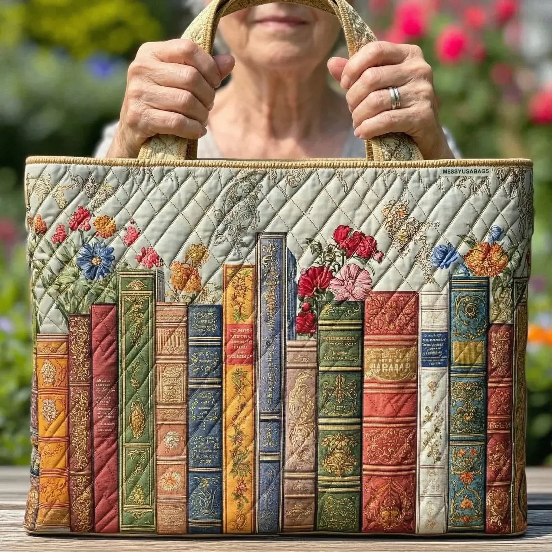 Sac fait main Bibliothèque Enchantée