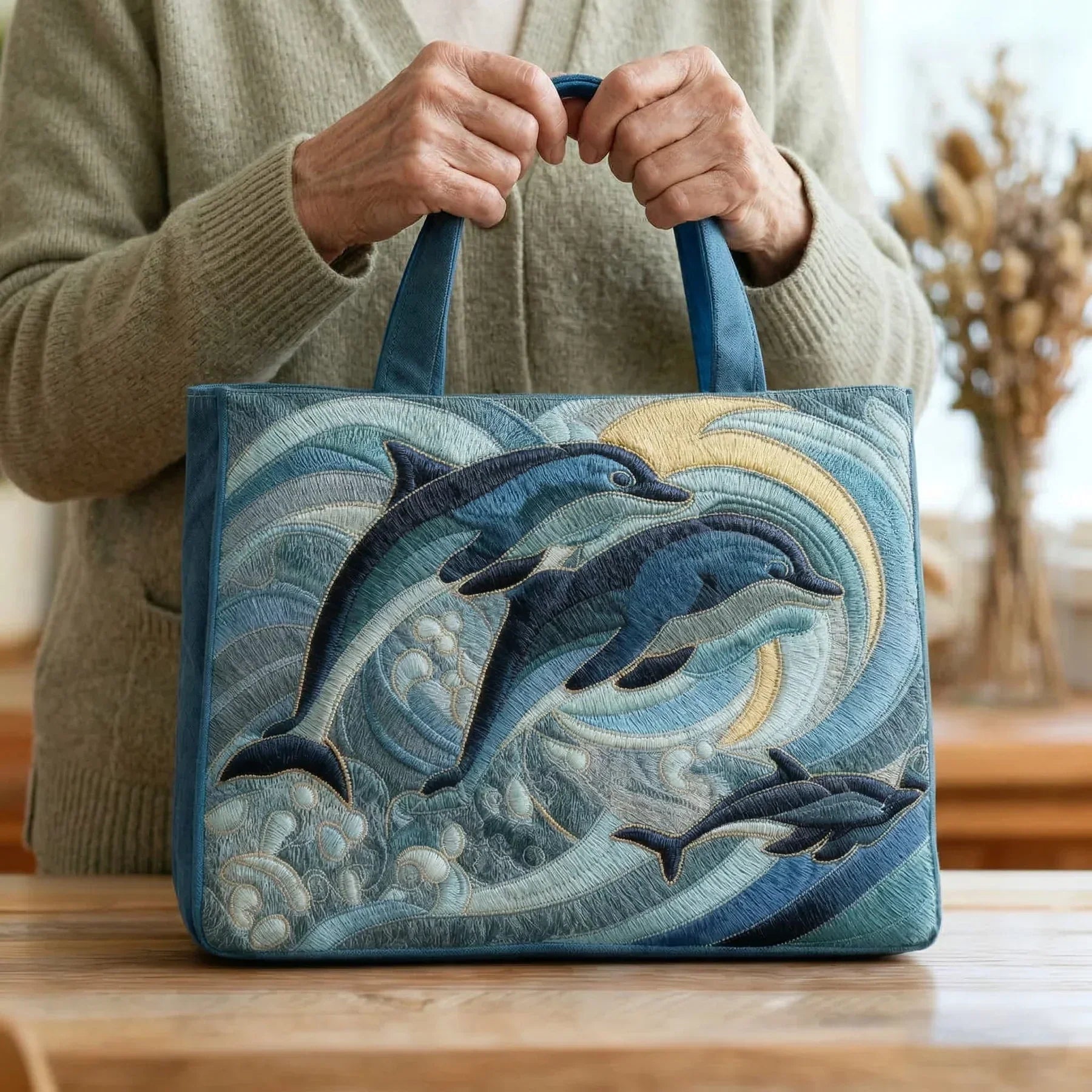 Sac fait main Dauphin de l'Océan