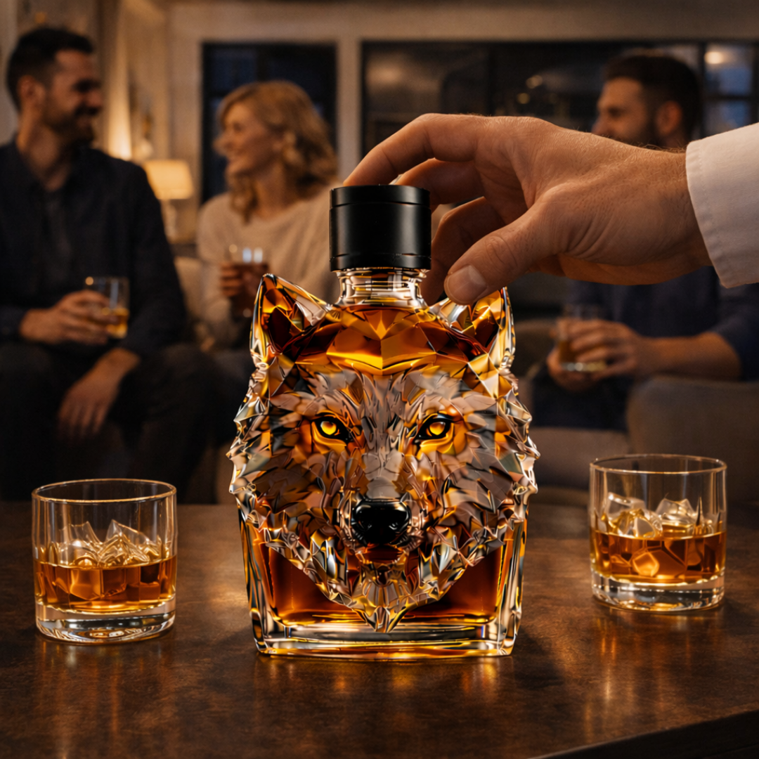 Décanteur de Whisky - Édition Loup