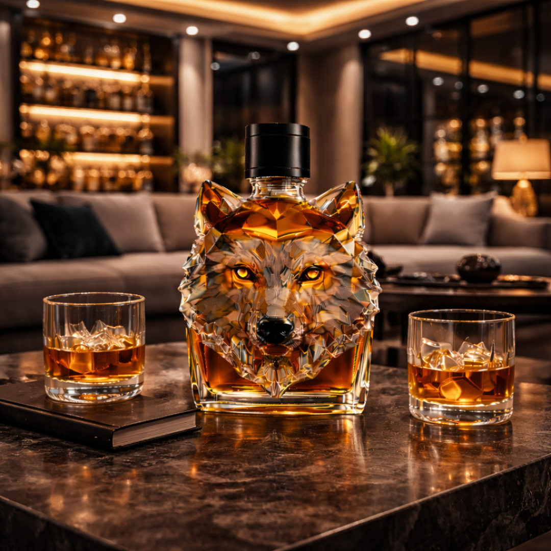 Décanteur de Whisky - Édition Loup