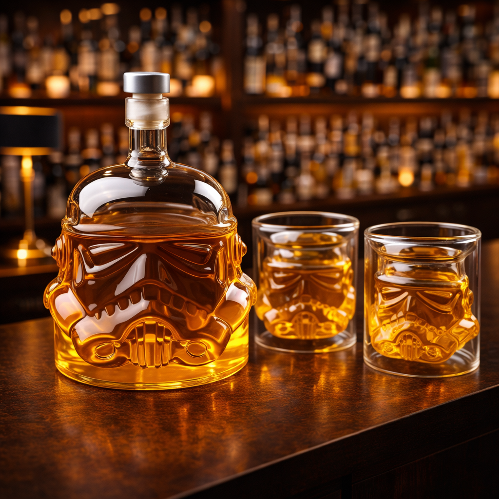 Décanter Whisky - Ensemble avec Décanter et Verres