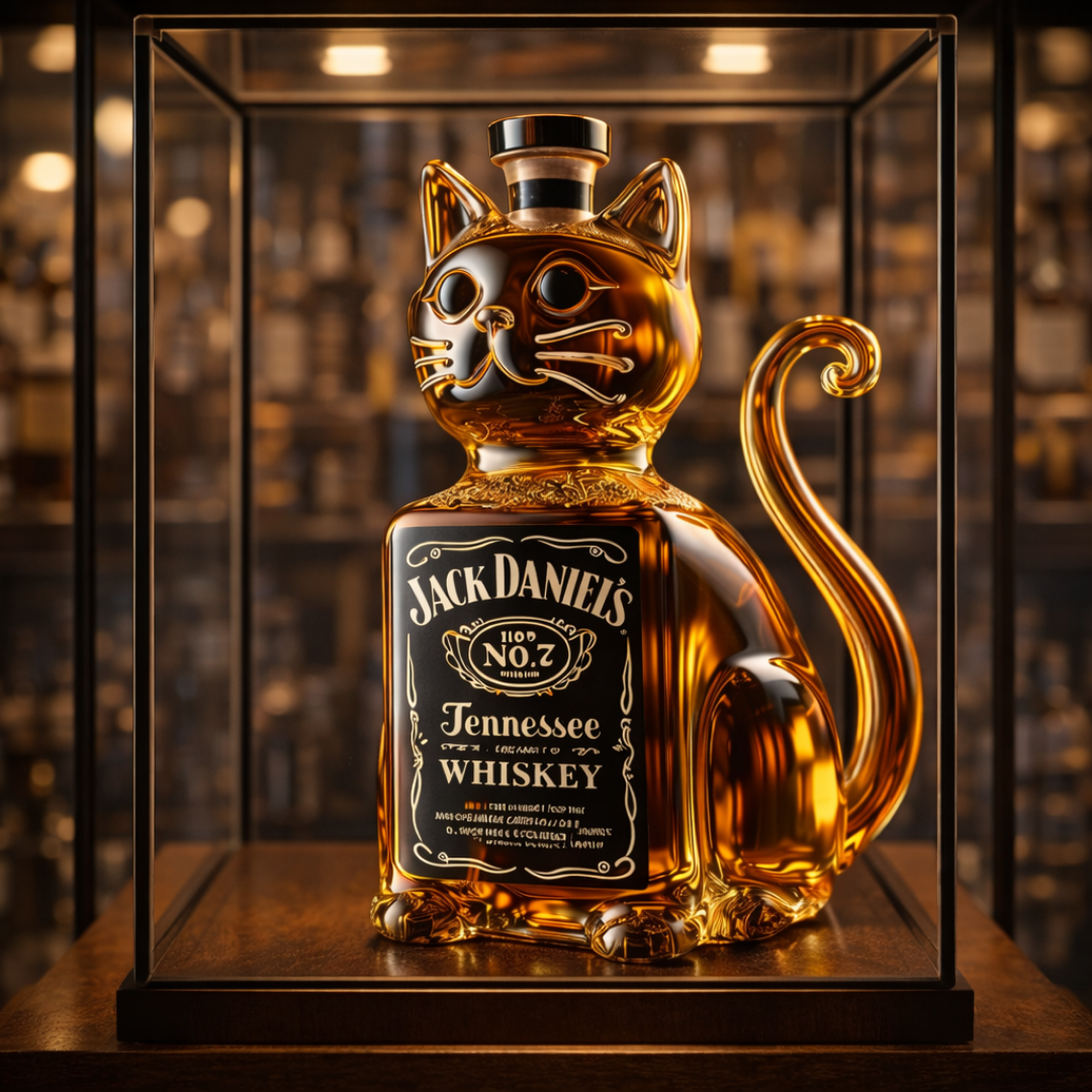 Décanteur à Whisky - Édition Chat