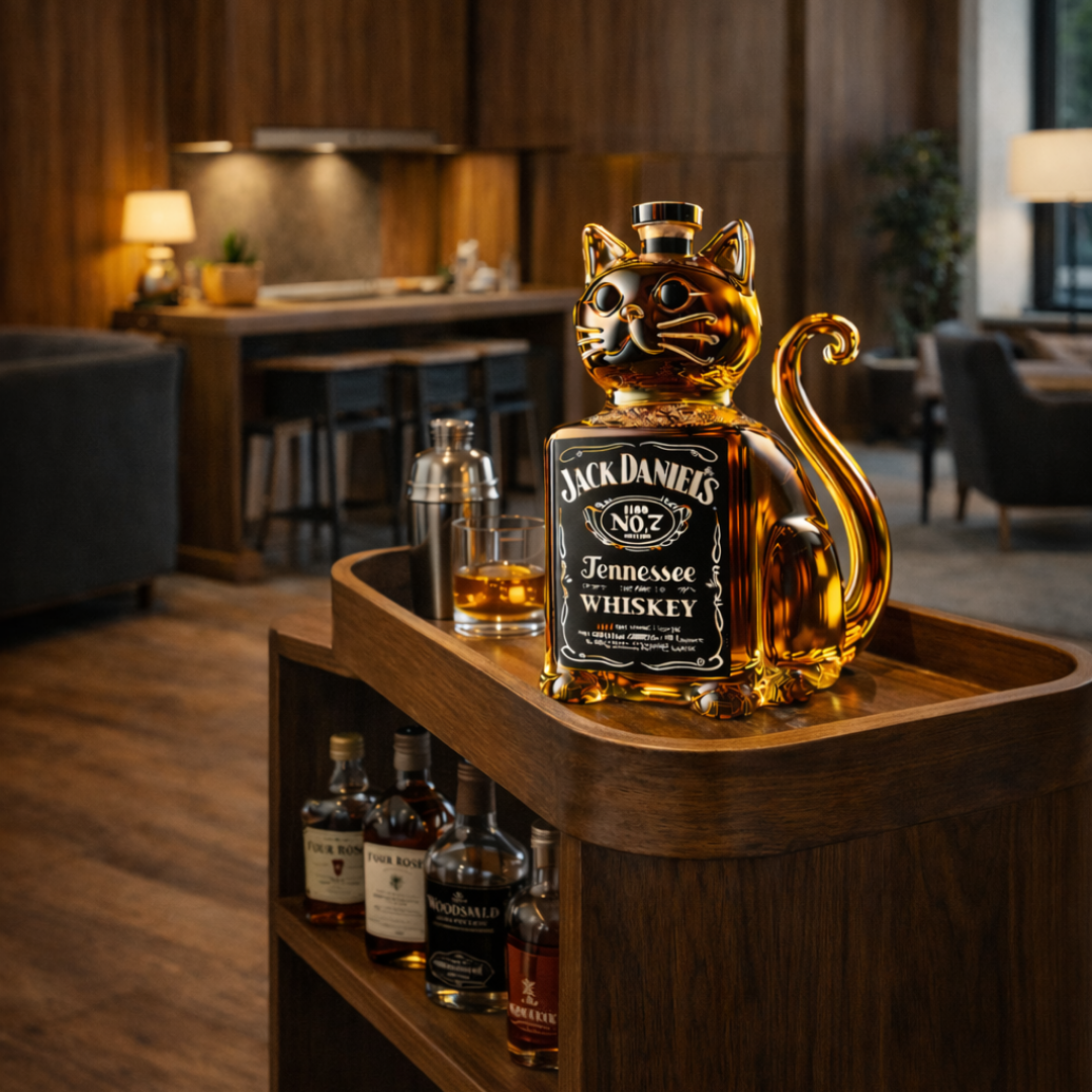 Décanteur à Whisky - Édition Chat