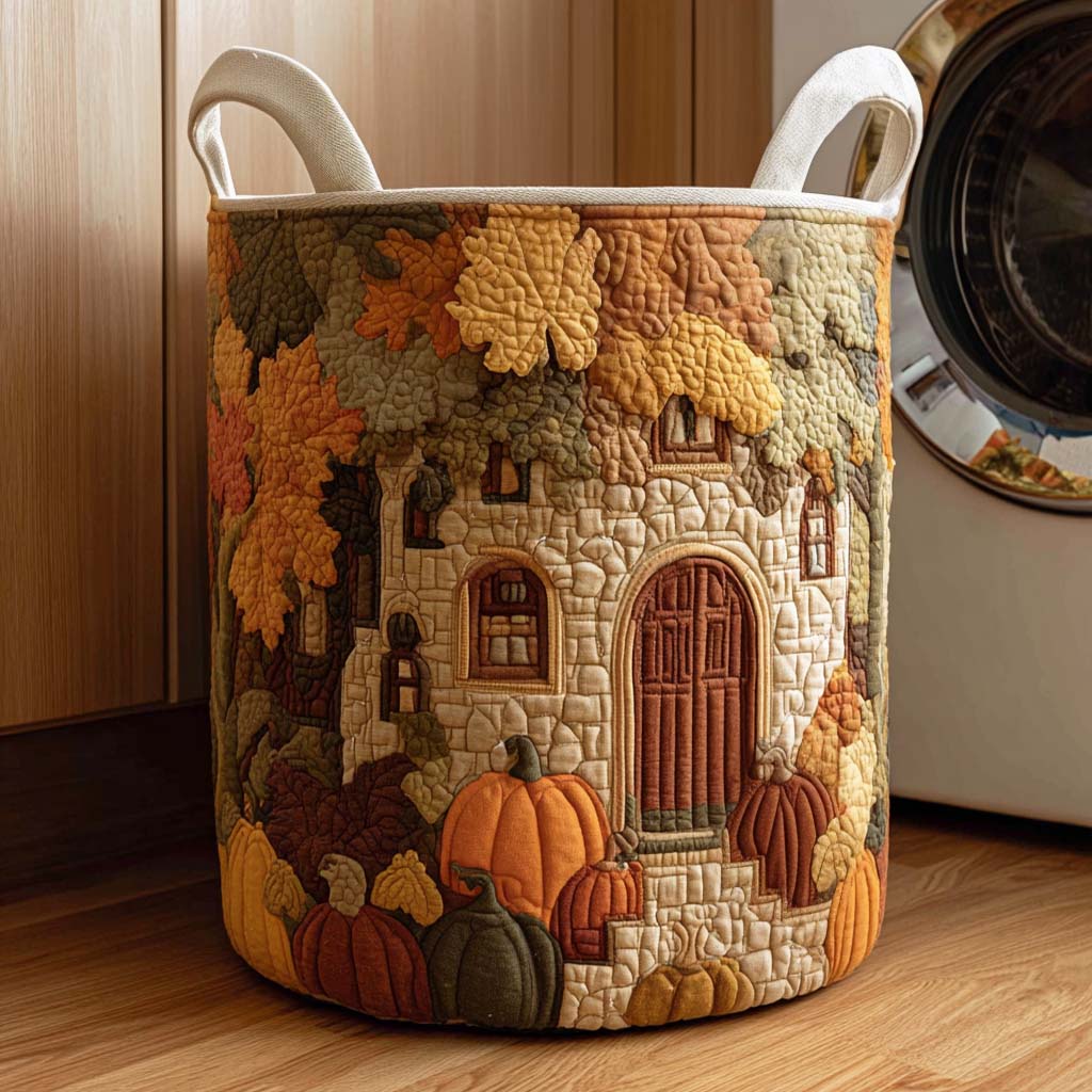Panier à Linge Feuilles d'Automne
