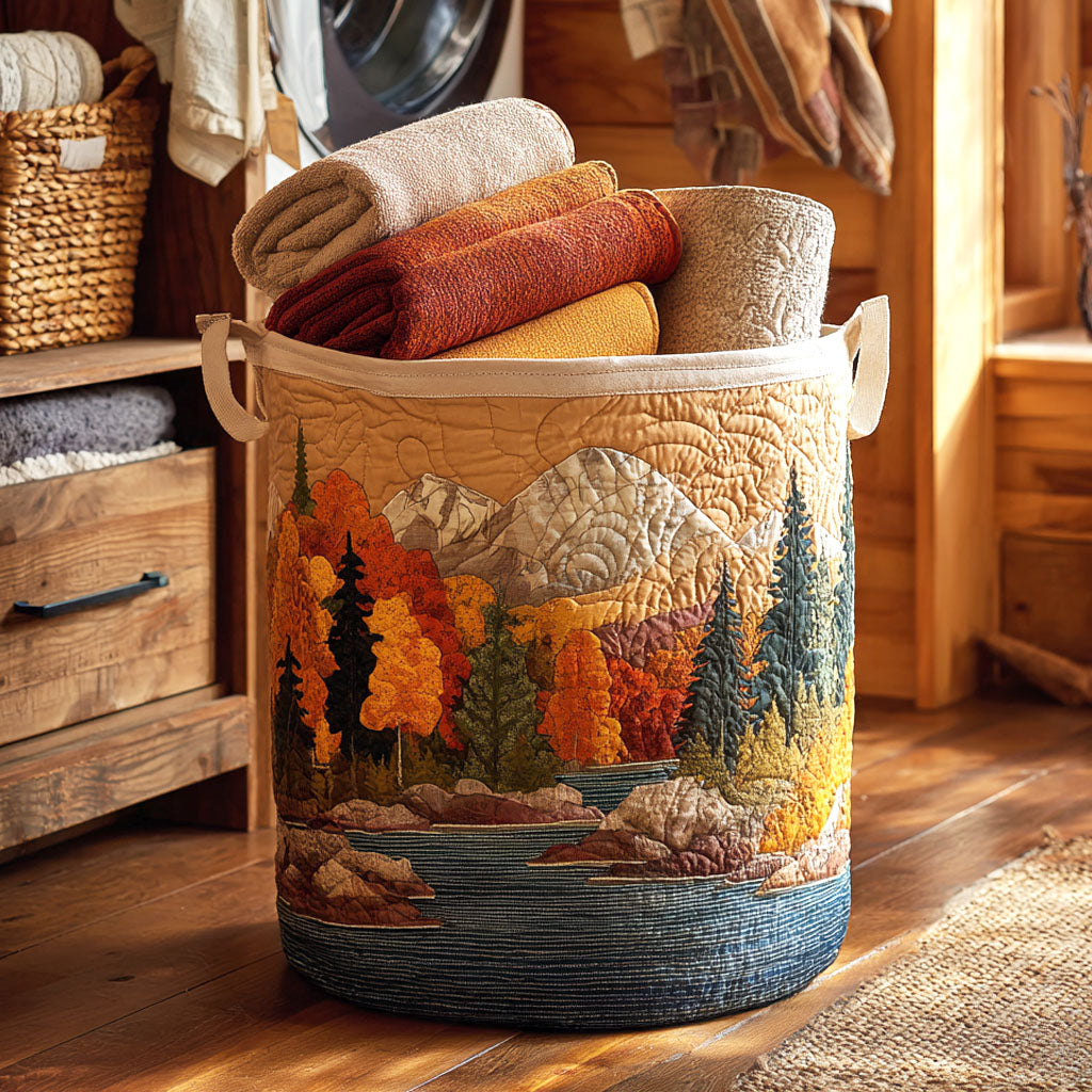 Panier à linge d'automne