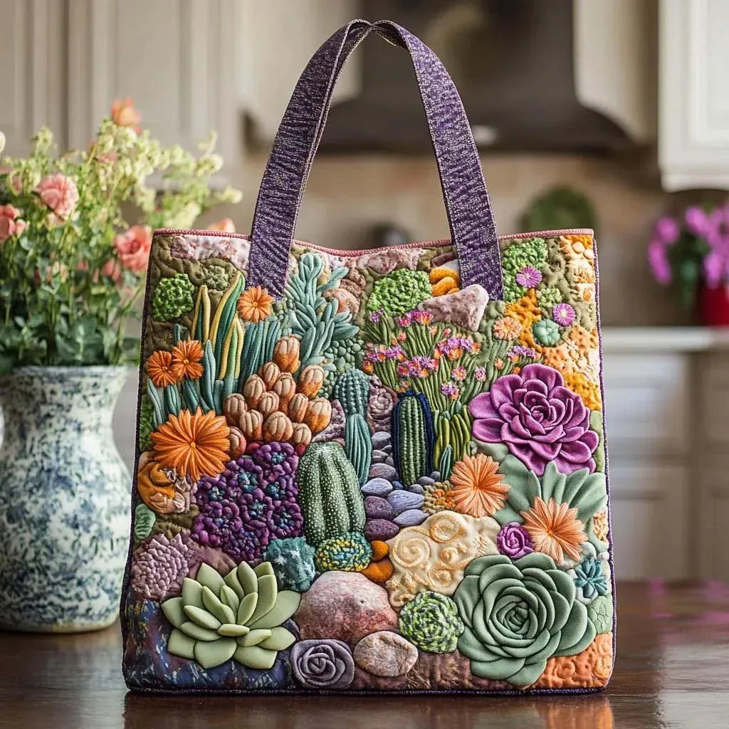 Sac fait main Jardin de Succulentes