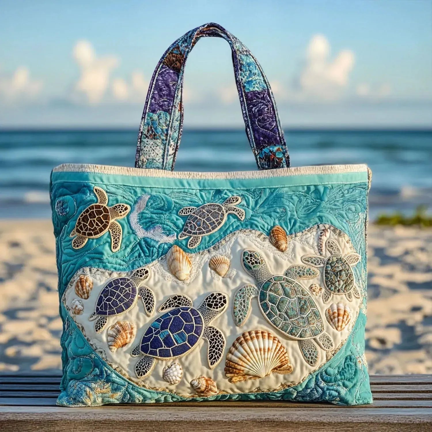 Sac fait main Amour des Tortues