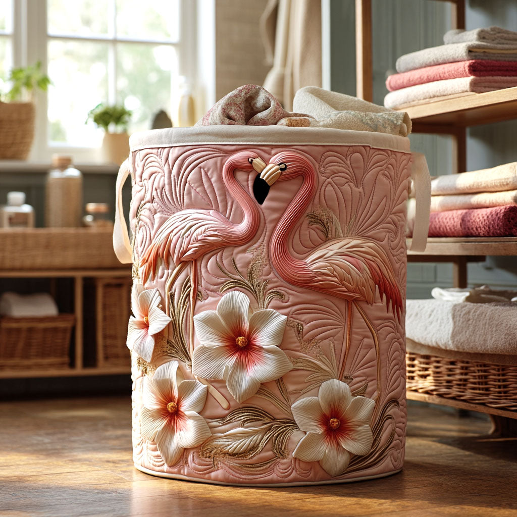 Panier à linge Flamingo
