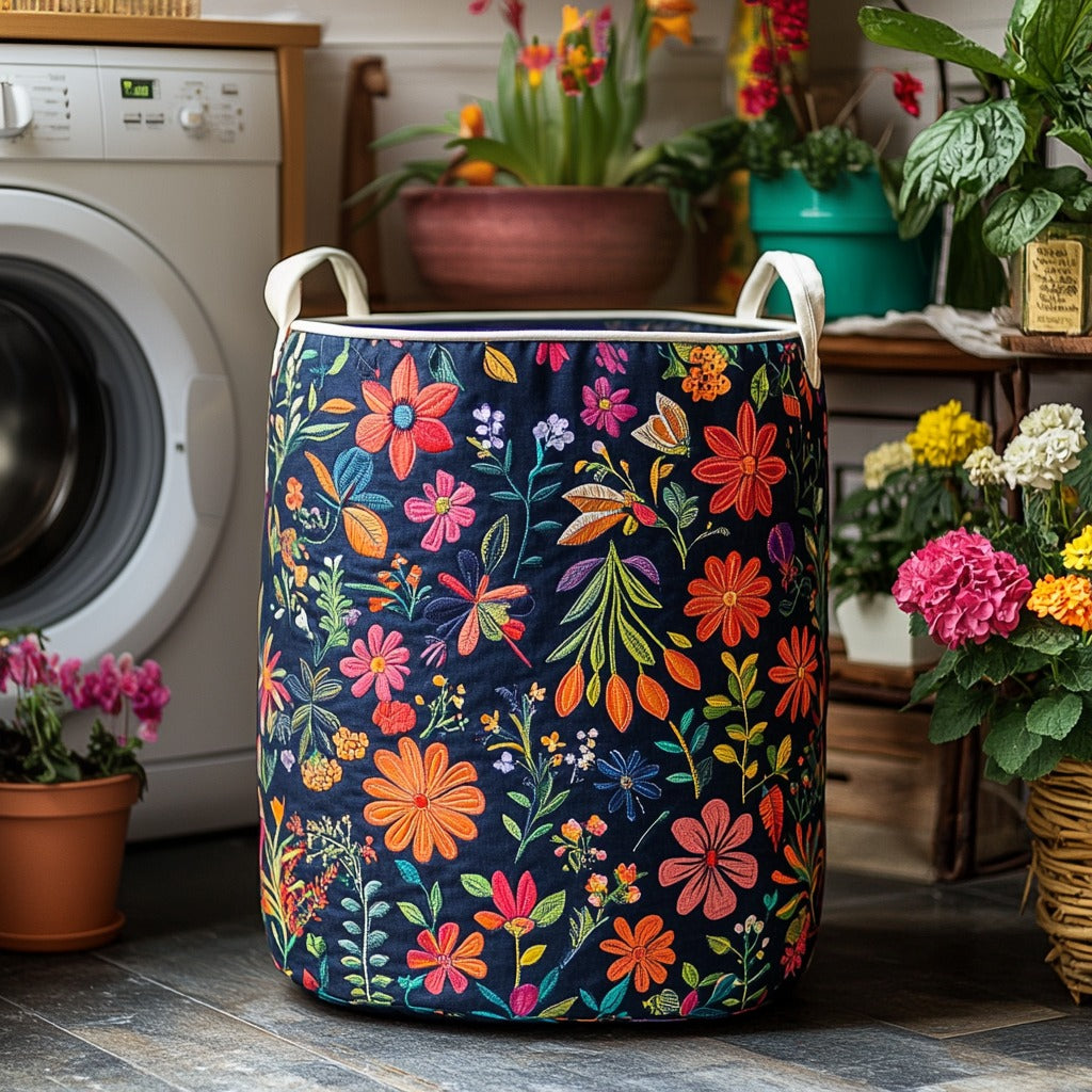 Panier à Linge Boho Patchwork