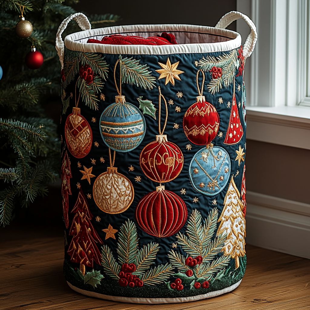 Panier à Linge Festif