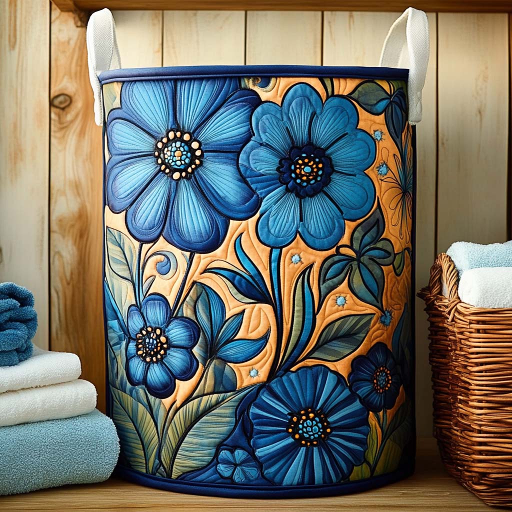 Panier à linge Indigo Bloom Harmony