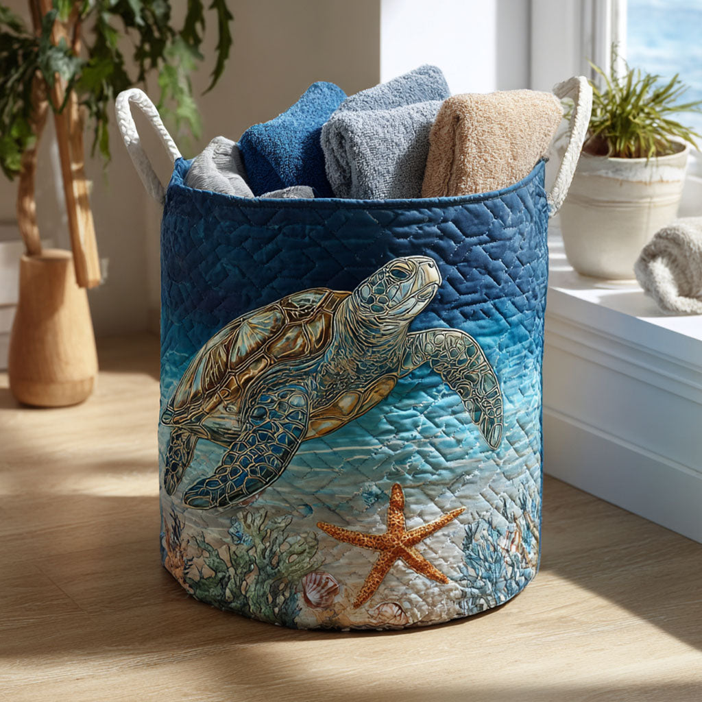 Panier à linge Tortue