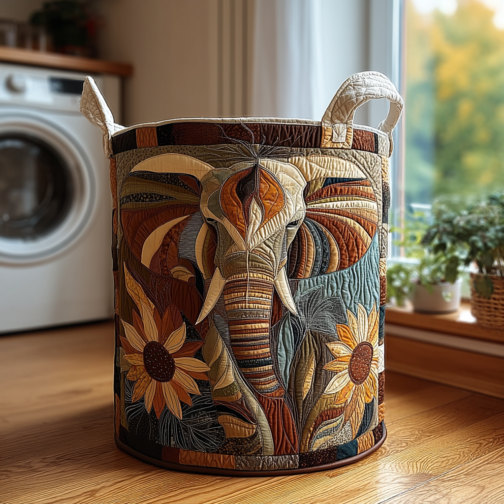 Panier à Linge Mystique Éléphant