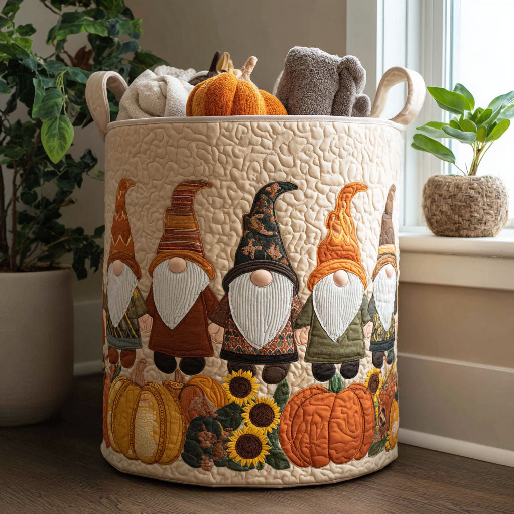 Panier à linge Gnome Citrouille