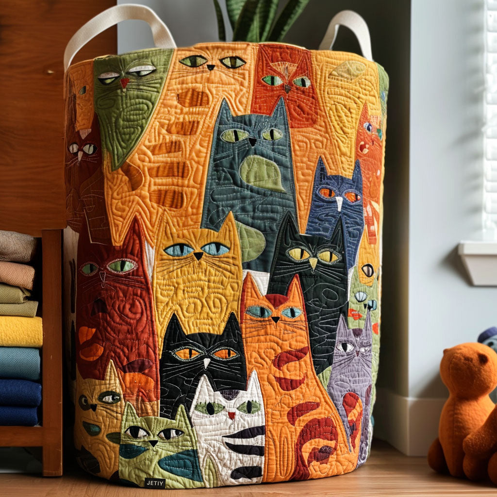 Panier à linge Purrfect Posse