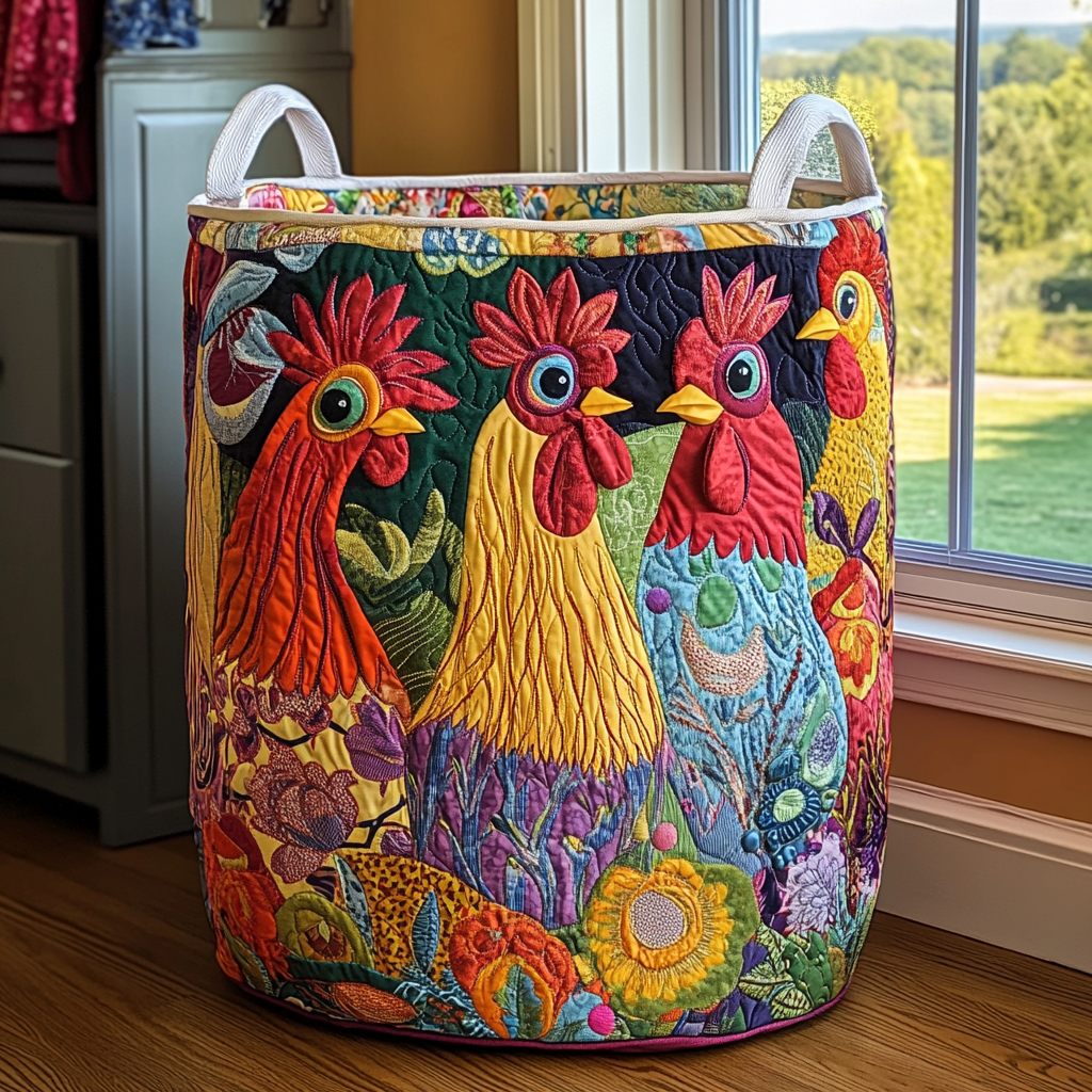Panier à Linge Coq