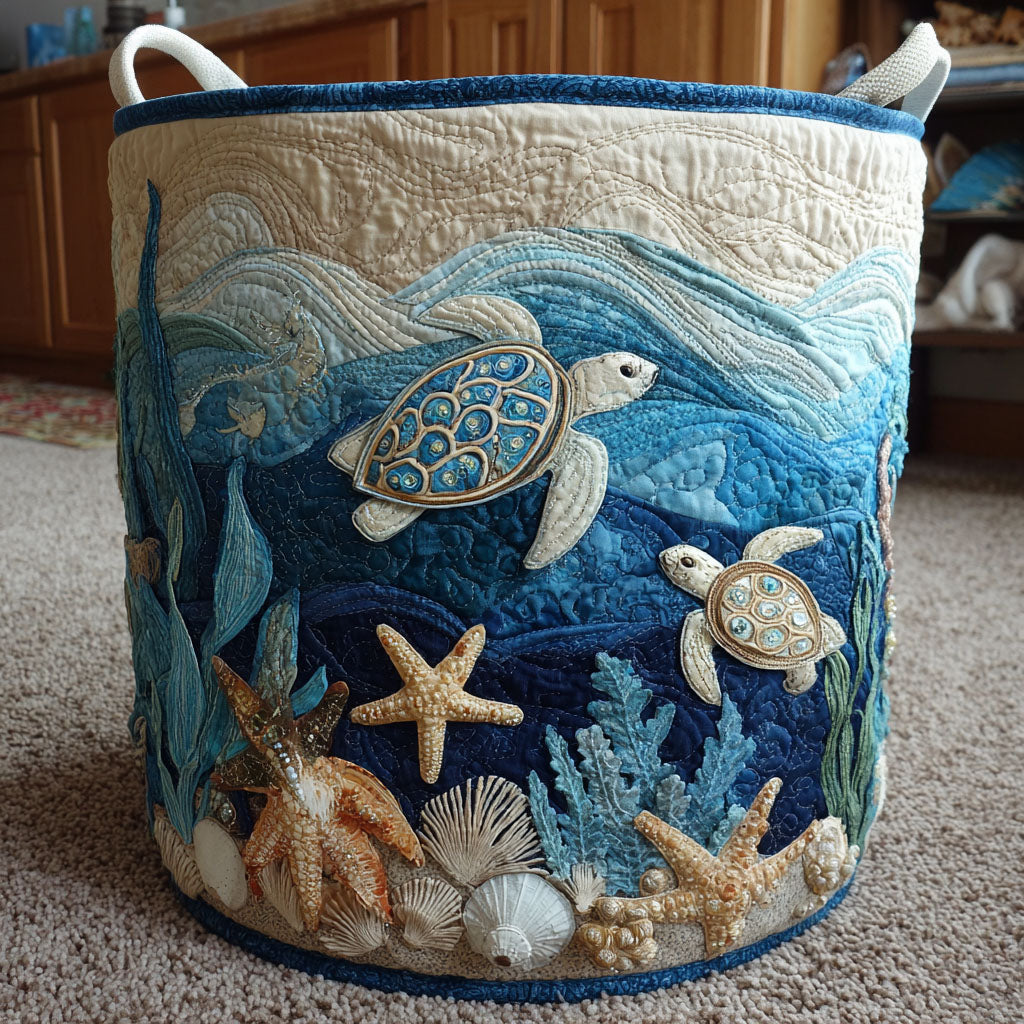 Panier à linge Tortue