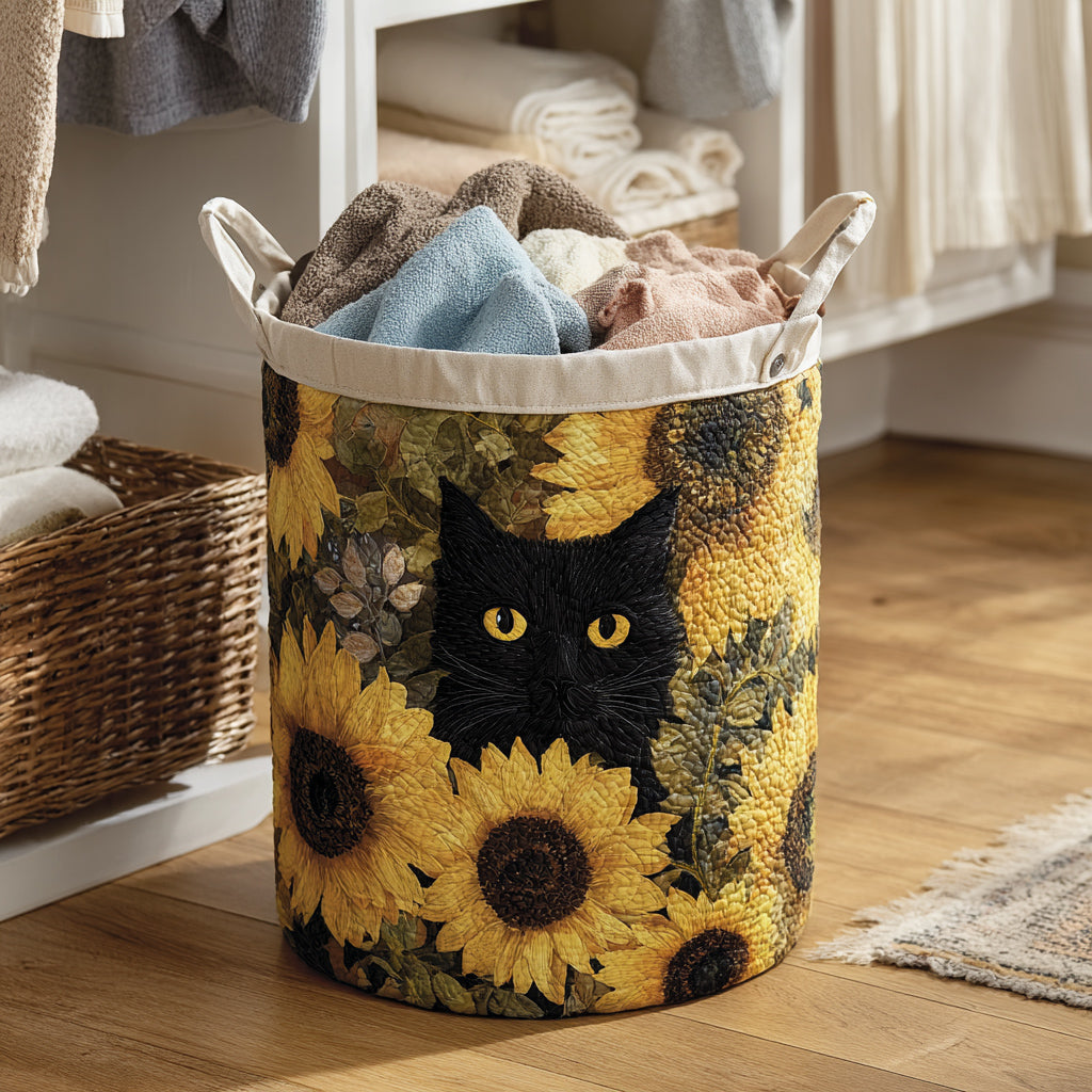 Panier à linge Zonnebloem Zwarte Kat