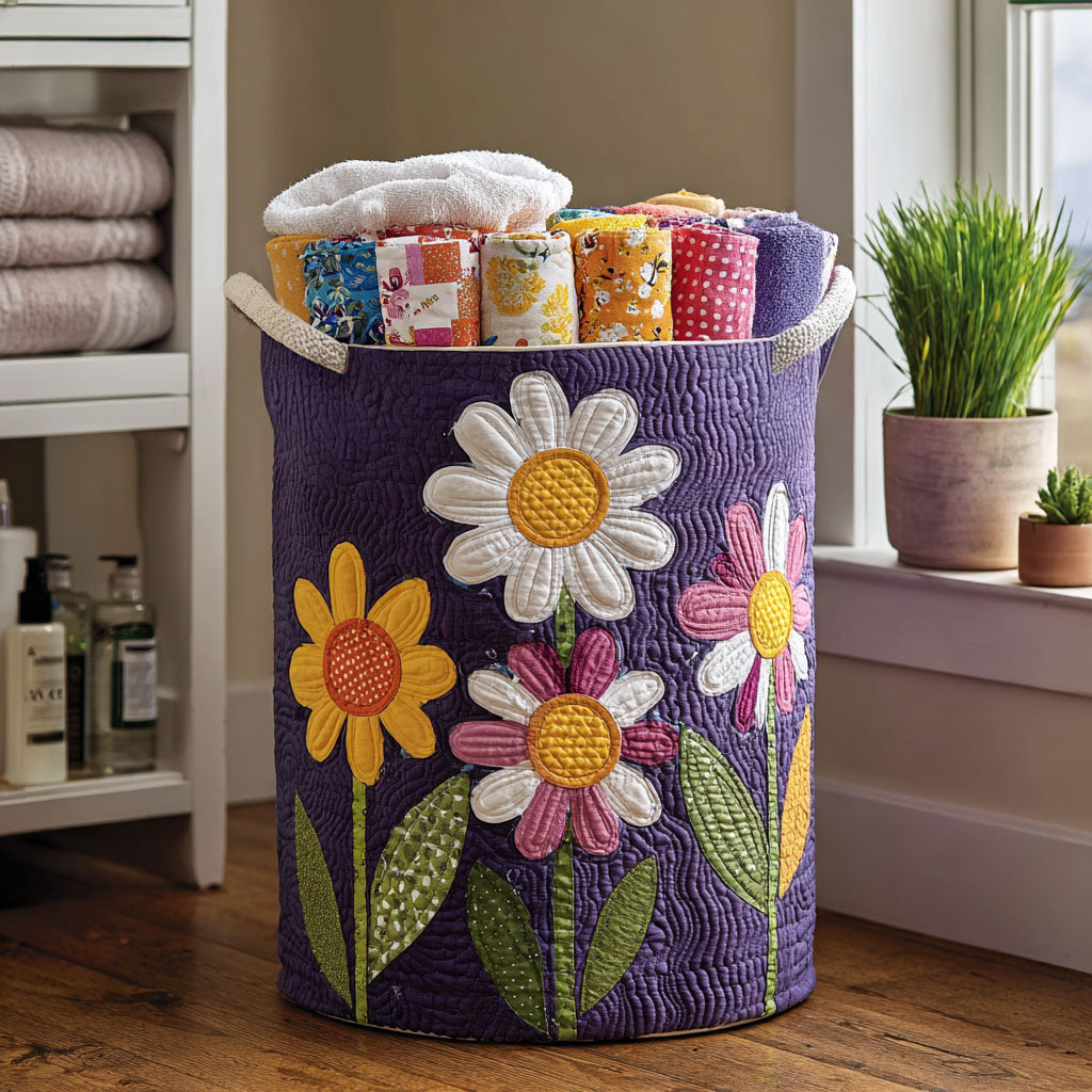 Panier à Linge Éternellement Fleuri