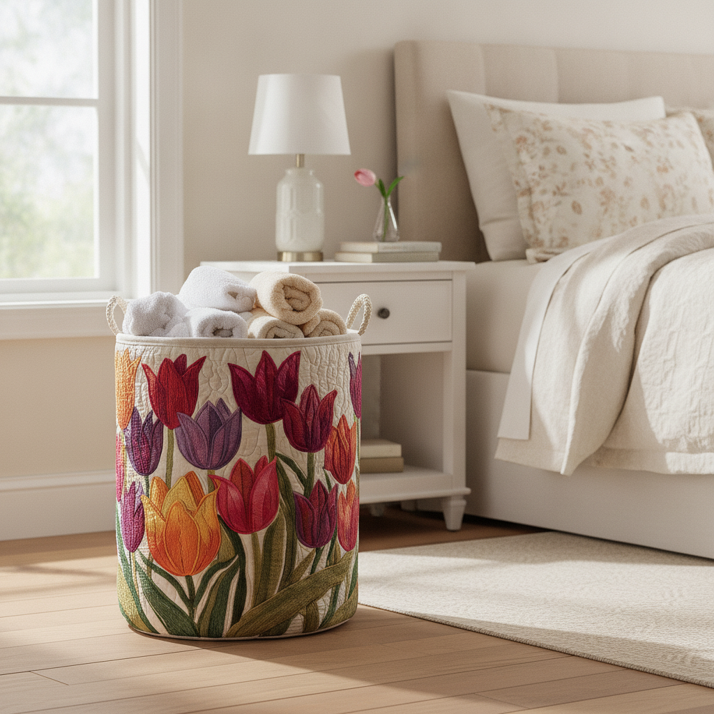 Corbeille à Linge Tulipe Joie
