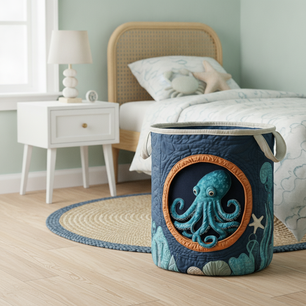 Panier à linge Octopus Caché
