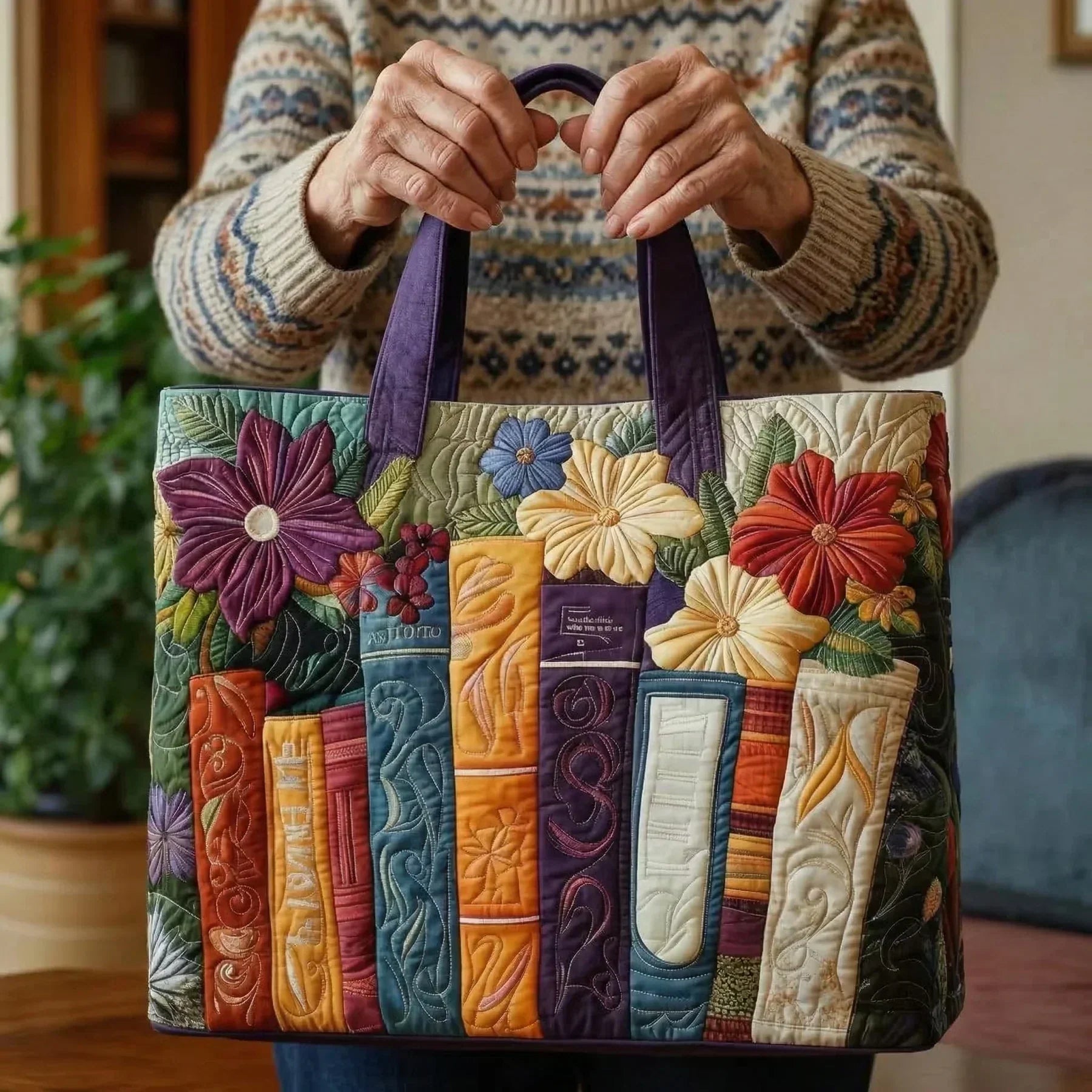 Sac fait main Amoureux des Livres