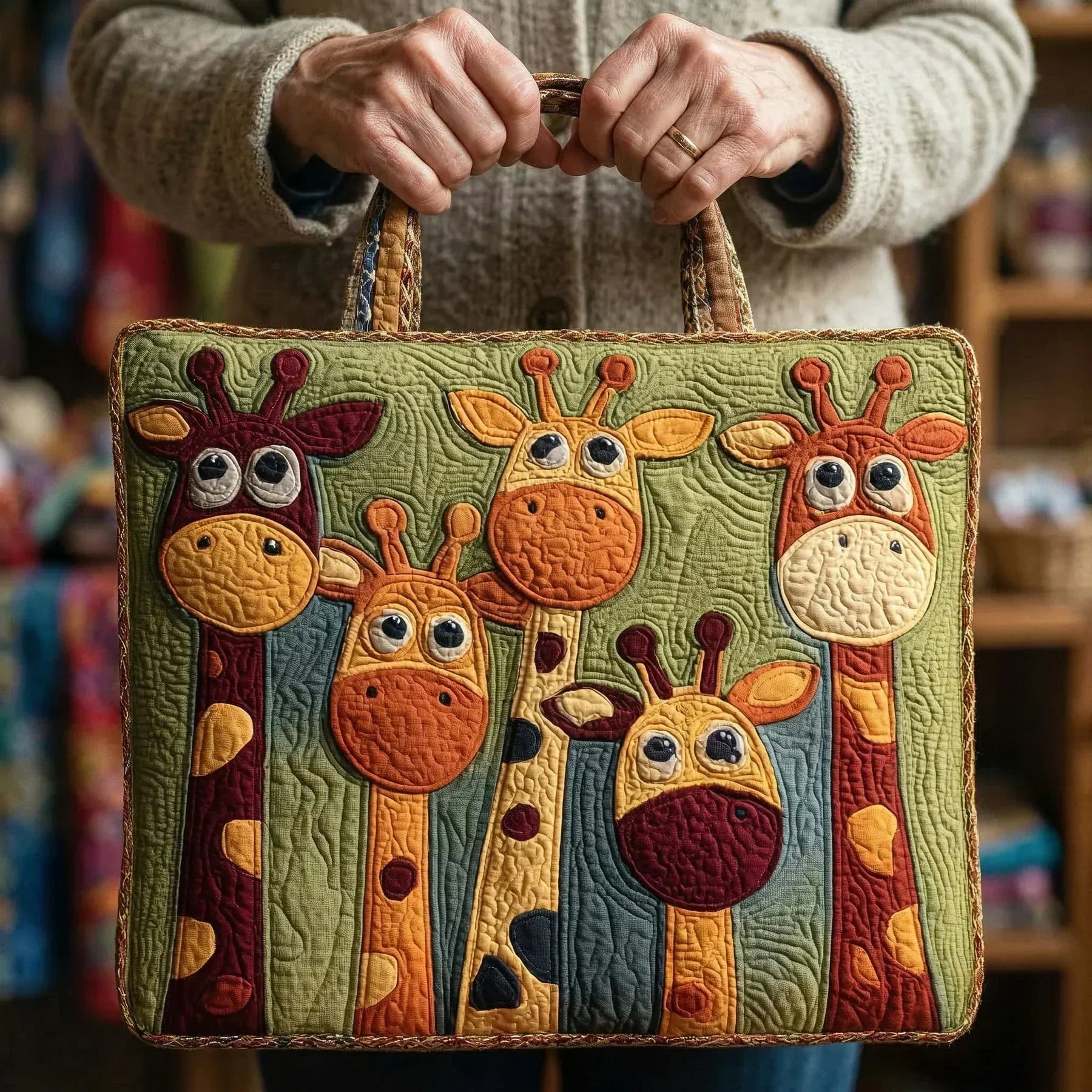 Sac fait main Girafe