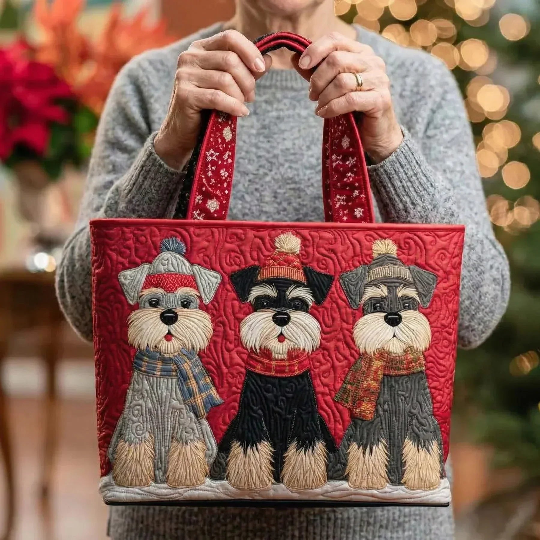 Sac fait main Trio de Schnauzers